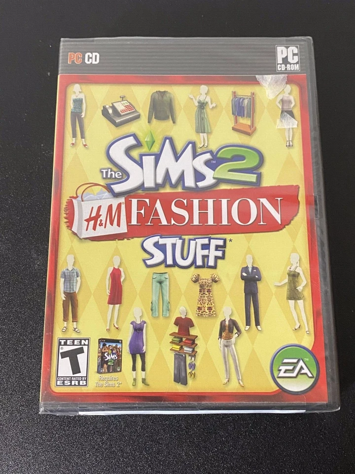 Sims 2: H&M Fashion Stuff (PC, 2007) Factory Sealed Brand New - Image 1 of 3
