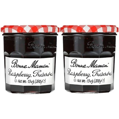 Bonne Maman 100% All-Natural Raspberry Preserve Made In France 13 oz - 2 Pack - Image 1 of 4