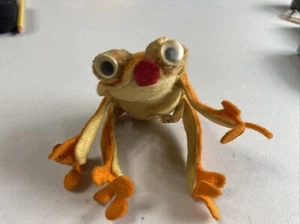 Peluche Rana Vintage Estate Naranja Stuart Inc Raro Estado - Imagen 1 de 11