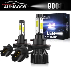 9008 H13 LED Headlight Bulbs Dual Hi-Lo Super White for Chevy Camaro 2010-2013 - Picture 1 of 18