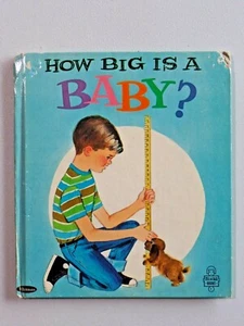 Vintage HOW BIG IS BABY? Whitman Tell A Tale Hardcover Book 1966 8823 - Picture 1 of 6