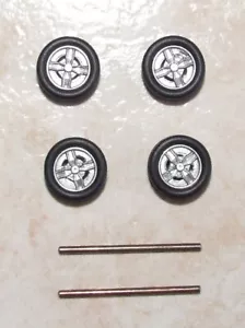 LOT 4 JANTES AVEC AXES DE ROUES AUTOBIANCHI A112 ABARTH RALLYE AU 1/43 BEST - Foto 1 di 1