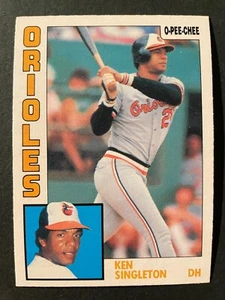 Ken SINGLETON 1984 O-Pee-Chee OPC Baseball #165 Baltimore Orioles - Picture 1 of 2