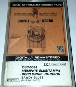 MEMPHIS SLIM SEALED LONNIE JOHNSON TAPE CASSETTE PRESTIGE BLUES GUITAR FANTASY l - Picture 1 of 16