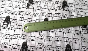 Star Wars Troopers & Darth Vader 100% Cotton Print Fabric for Crafting Quilting - Picture 1 of 2