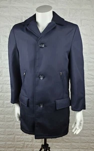 Schneiders Tyrol Loden Austria Wool Trachten OverCoat Navy Size 40 - Picture 1 of 10
