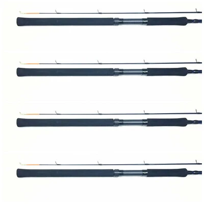 SET OF 4 BnM PRO STAFF TROLLING RODS CRAPPIE FISHING POLE 12' PST122N B&M - Image 1 of 4