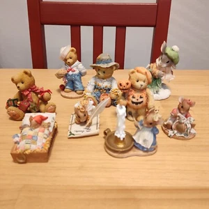 Vintage 1990er Priscilla Hillman Figuren Konvolut 9 von Enesco - Bild 1 von 6