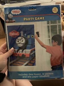 Thomas the Tank Engine Birthday Party Game 2-12 players Pin Steam Pipe on Train