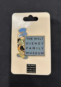 Disney Pin mit Jiminy Cricket & dem Logo des Walt Disney Family Museum - Bild 1 von 2
