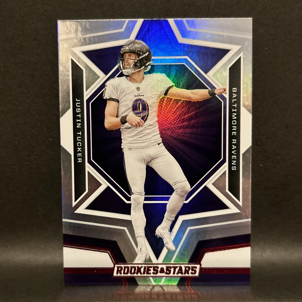 2023 Justin Tucker Panini Rookies & Stars - #7 Longevity Red  - Image 1 of 4