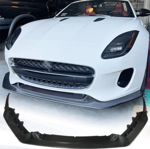 Alerón labial divisor carbono real para parachoques delantero para Jaguar F-Type Base 2018-2019 - Imagen 1 de 14