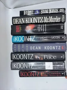 Lot of 8 Dean Koontz Hardcover Books w/ Dust Jackets 10 Novels - Foto 1 di 3