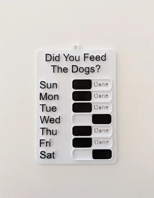 Weekly Task Reminder Slider Board/Chore Chart/To Do List/New Year Resolution - Image 1 of 4