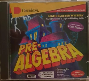 Davidson Math Blaster Mystery Pre Algebra (Windows PC / MAC, 1994) - Picture 1 of 1