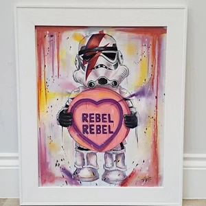 Deborah Cauchi - Rebel Rebel (Storm Trooper) (Framed) (Original) - In Stock - Picture 1 of 1
