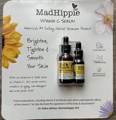 Mad Hippie - Suero de vitamina C 1,02 fl. oz y 0,5 fl oz Foto 1 de 2