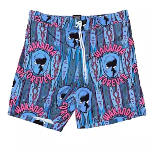 Marvel Black Panther ‘Wakanda Forever’ Men’s Swim Trunks SIZE XL NWOT - Picture 1 of 3