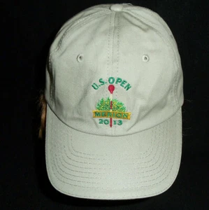 US Open 2013 Merion Golf Strapback Mütze Kappe USGA Mitglied hellbraun khaki Turnier - Bild 1 von 6
