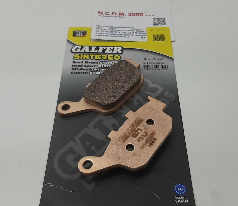 Rear Sintered Brake Pads Triumph Daytona 650 03-05 - Image 1 of 1