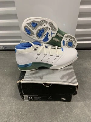 Air Jordan 17 OG Low “White Carolina” para hombre talla 14 estilo DS #303891-141 Foto 1 de 4