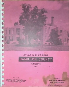Hamilton Illinois County Atlas and Plat Book 1974 - Picture 1 of 11