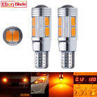 2 x T10 W5W 194 168 Car LED 5630 SMD Canbus Side Marker Light Bulbs Amber Yellow