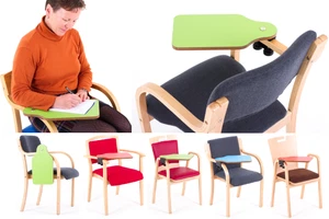 NEUHEIT! 15 x Schreibplatte Seminarstühle mit Schreibtablar von MÖBELPAPST GmbH - Bild 1 von 12