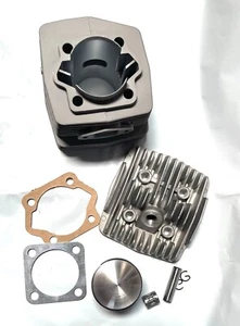 80cc Topend Niederloch Kolben Schrägkopf 47mm Bohrung Gasmotor Fahrrad GASMOTOR - Bild 1 von 2