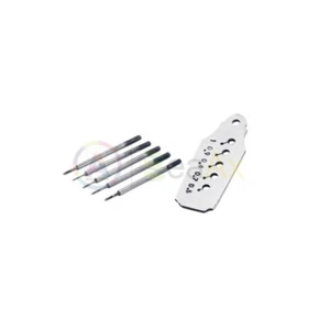 Stecker und Kette 6 Stück Stahl 5 Größen Ø 0,60 bis 1,00 mm für Weichmetalle - Bild 1 von 1