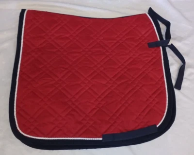 Eskadron Impuls Dressurschabracke Schabracke DL rot weiß blau maritim - Bild 1 von 3