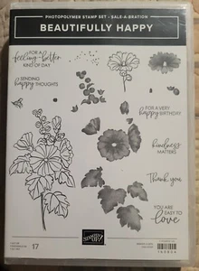 Stampin'Up! PENSIONIERTER Stempel ""Beautifully Happy"" #160804 - Bild 1 von 2