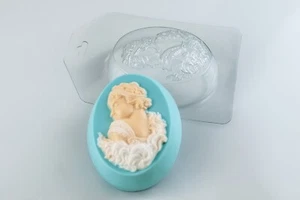 MOLDE TEMÁTICO RETRO, Molde Jabón Vintage en Forma de Dama, Molde de Chocolate Decoración de Pasteles - Imagen 1 de 1