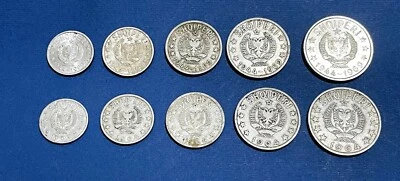 Albania 1964 + 1969 Coin Set – 10 Coins – Complete Socialist Issue - Image 1 of 2
