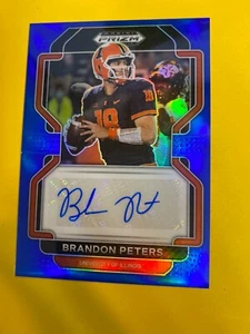 RS17852 2022 Prizm Draft Picks Autograph Blue Brandon Peters #29/149 - Picture 1 of 1