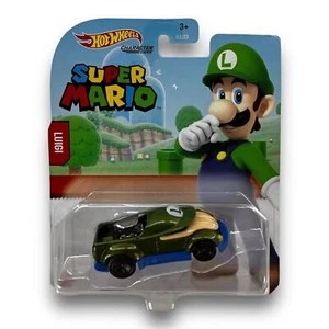 Hot Wheels - Super Mario Character Cars - Luigi 2/8 - Brand New - Picture 1 of 4