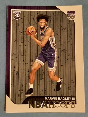 2018/19 Panini NBA Hoops Marvin Bagley III Rookie Rc #258 Sacramento Kings Base - Image 1 of 2