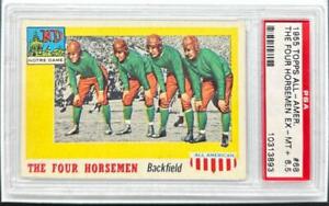1955 Topps All American Four Horsemen Notre Dame Backfield #68 PSA 6.5 EX-MT UND