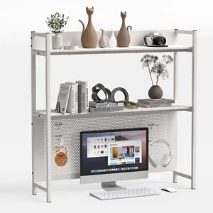 Desk Bookshelf Desktop Organizer Storage Display Shelf Rack Holder Home Office - Picture 1 of 11