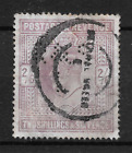 GB KEVII, 2/6d Pale Dull Purple SG261,PERFIN, R&SL (Ryland & Sons)  See Desc.