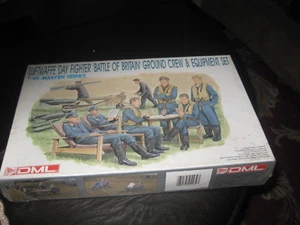 Sealed Luftwaffe Day Fighter Battle of Britain Ground Crew & Equipment-DML-1/35 - Picture 1 of 1