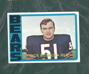 Tarjeta de fútbol americano 1972 Topps #170 Dick Butkus Chicago Bears excelente - Imagen 1 de 2