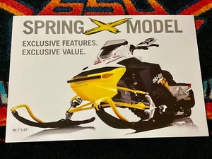๐ โ10 SKI-DOO MX Z X-RS Snowmobile Poster semi vintage sled (SPRING X) ๐กโช๏ธ - Picture 1 of 1