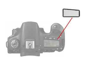 Top External Outer LCD Screen Protective Glass Repair part Canon 90D - UK STOCK - Picture 1 of 5