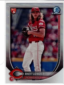 Rhett Lowder Cincinnati Reds 2025 Bowman Red Rookie Redemption - Imagen 1 de 2