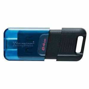 Clé USB Kingston DataTraveler 80 M 64 GB Bleu - Photo 1/3