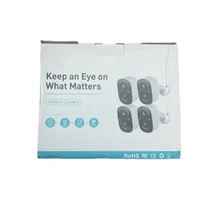 Outdoor WiFi Battery Camera 4 Pack - Picture 1 of 4