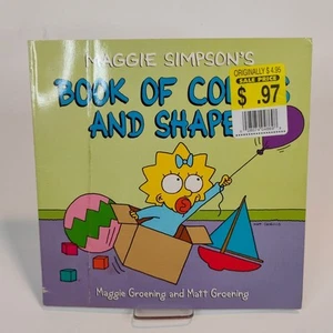 VTG HTF Maggie Simpson's Book of Colors and Shapes by Groening, Maggie - Imagen 1 de 6