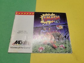Libro de instrucciones original SMASH TV Nintendo NES solo manual
