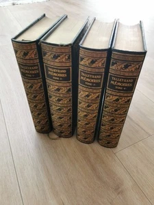 MÉMOIRES DE TALLEYRAND 4 Tomes - Vintage Books 4 Volumes, French Language - Imagen 1 de 2